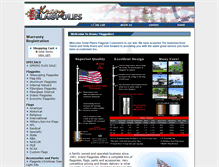 Tablet Screenshot of kranzflagpoles.com
